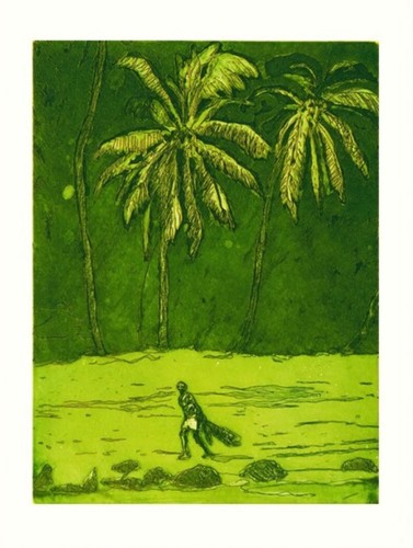 Peter doig pelikan druck - pelikan,